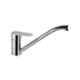 Jaquar Opal Prime Black Matt Single Lever Sink Mixer with Braided Hose, OPP-BLM-15173BPM
