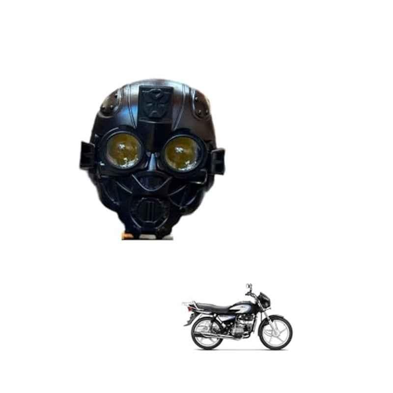 Kozdiko 55W Yellow & White 4 Pattern Bumble Bee Face Transformers Fog Light for Hero Splendor Pro, gf5eoencu196