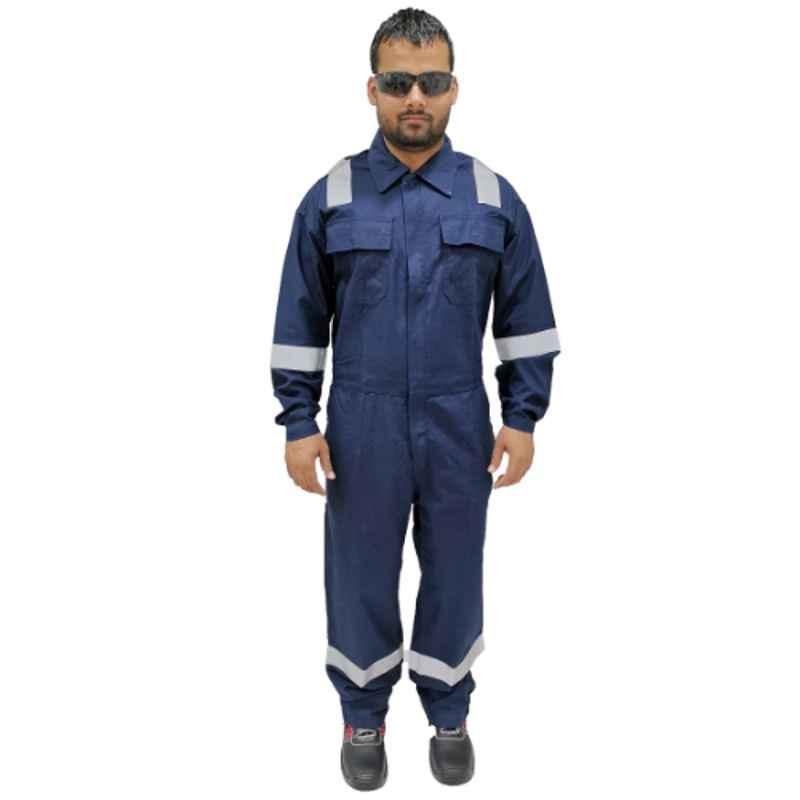 Taha Acrylic & Cotton Navy Coverall Size: 4XL
