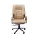 Caddy PU Leatherette Brown Adjustable Office Chair with Back Support, DM 87