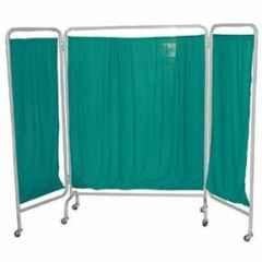 Yes Kay 7ft 3 Fold Green Mild Steel Powder Coated Bed Side Screen