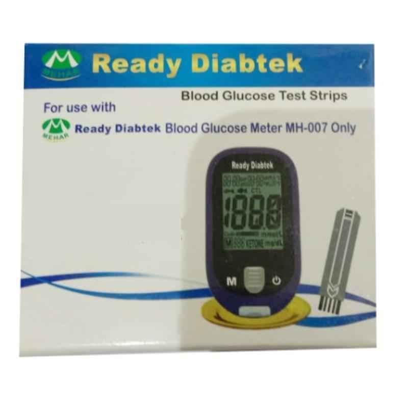 Ready Diabtek MH-007 Blood Glucose 100 Pcs Test Strips