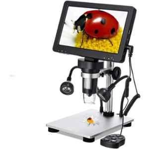 Microware 1-1200X 1080P USB 7 inch LCD Digital Microscope Camera with 32GB TF Card