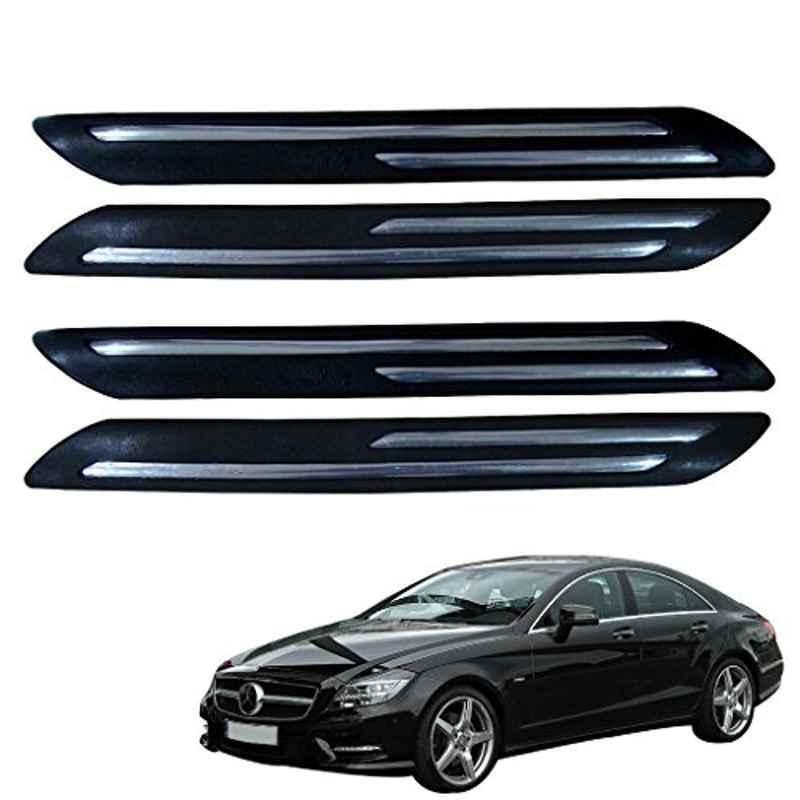 Kozdiko 4 Pcs Double Chrome Bumper Protector Set for Mercedes Benz CLS