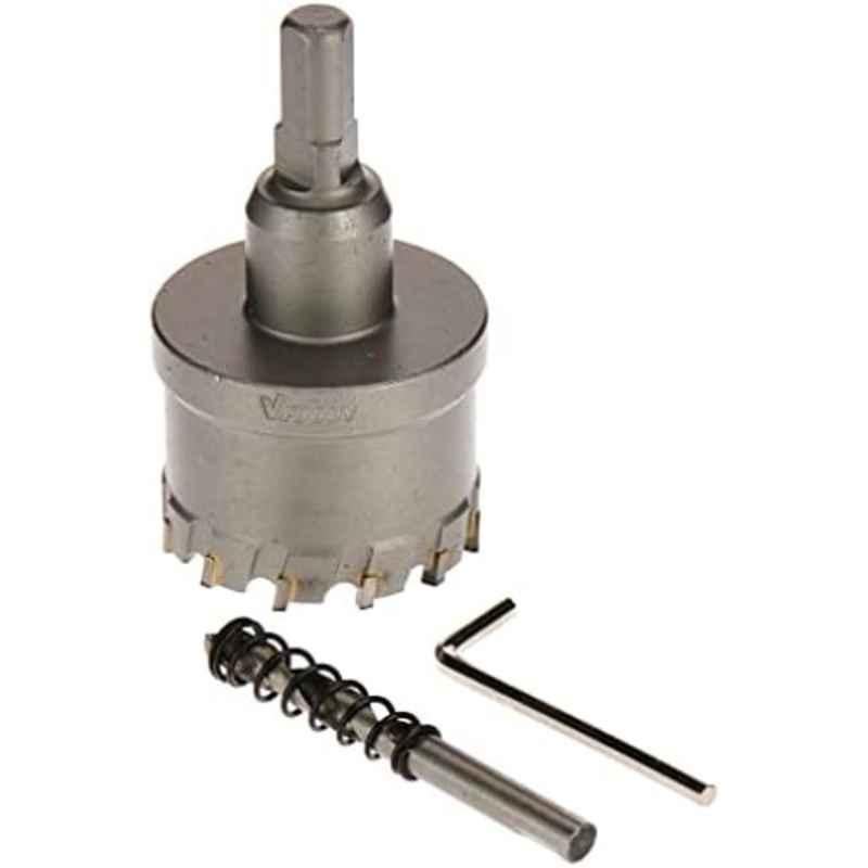 VTOOLS 45mm Tungsten Carbide TCT Hole Saw Cutter with Pilot Drill Bit & Allen Wrench, VT3123