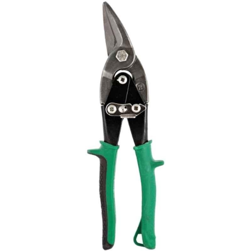 Clarke 10 inch CrV Green Right Cut Aviation Snip, ASRC