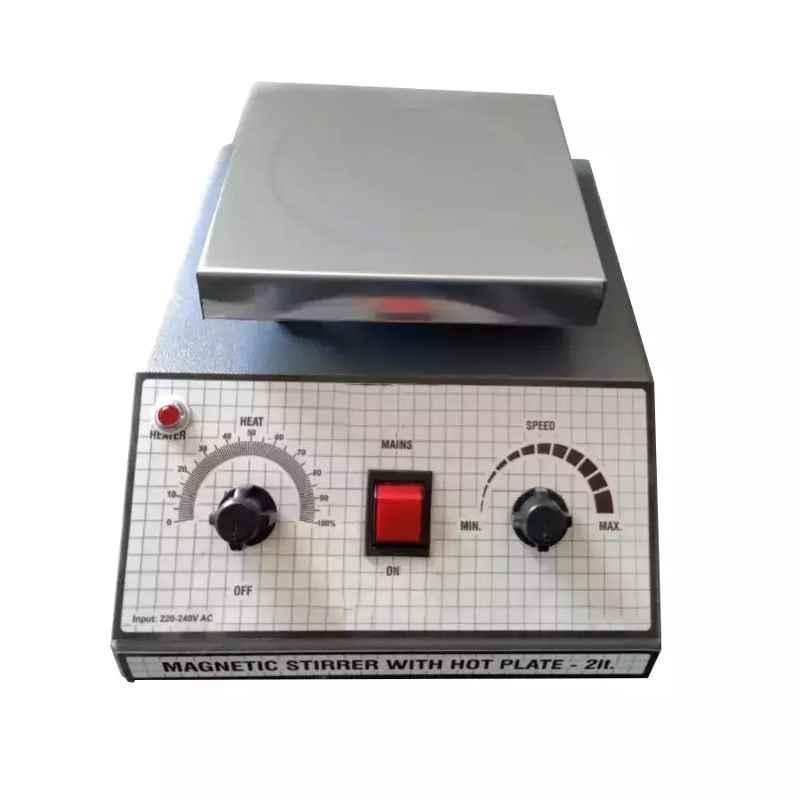 Sesw 2L Stainless Steel Magnetic Stirrer with Hot Plate Magnetic Bead