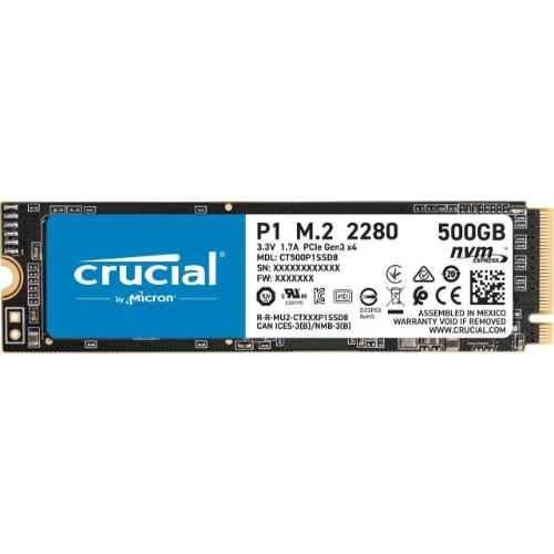 Buy Crucial P1 500GB NVME Solid State Drive, CT500P1SSD8 Online At