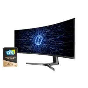 Samsung CRG9 49 inch Dual QHD VA Panel Charcoal Black Curved Gaming Monitor, LC49RG90SSNXZA