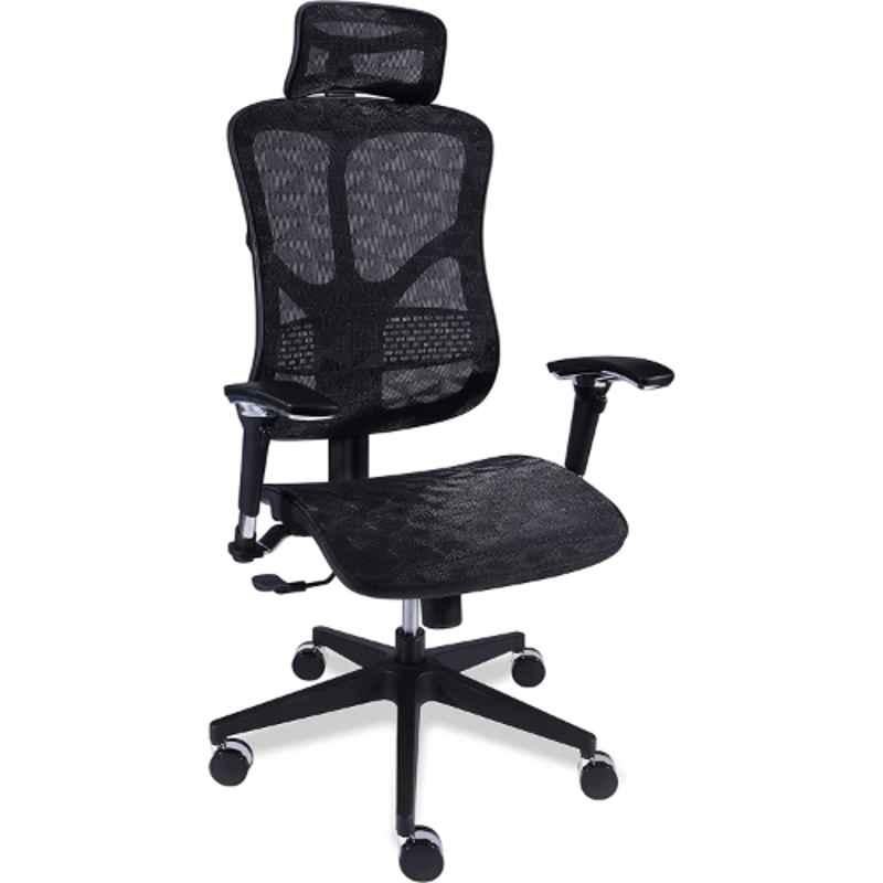 Buy Green Soul Newyork Plus Black High Back Mesh Efficient Chair Online