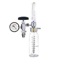 Lab Junction Metal Oxygen Cylinder Regulator with Flowmeter & Humidifier Bottle, LJ-9263