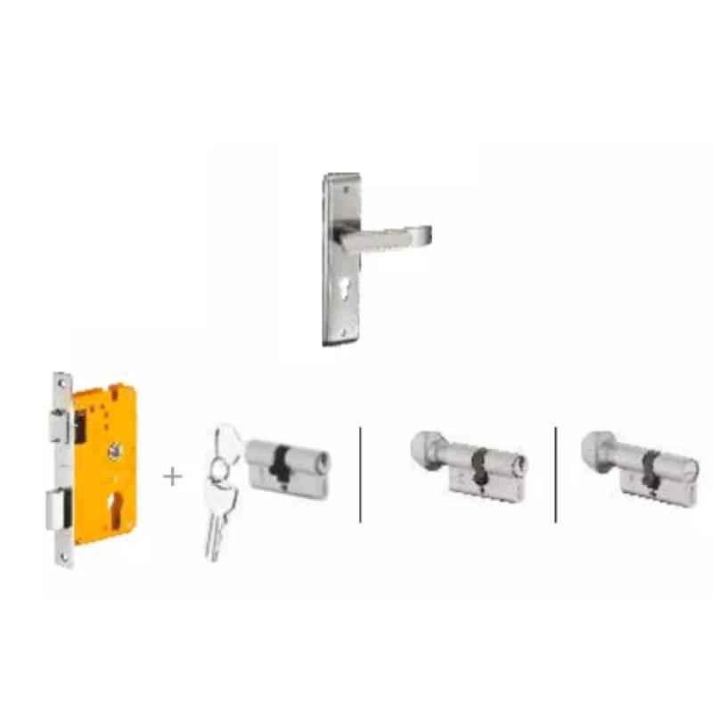 Dorset Dash HL DAS 204.3mm Zinc SC Finish Lock Set with Both 60mm Side Key Cylinder (Pack of 2)