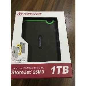 Transcend 1TB Hard Drive External USB 3.1 TS1TSJ25M3S Hard Disks