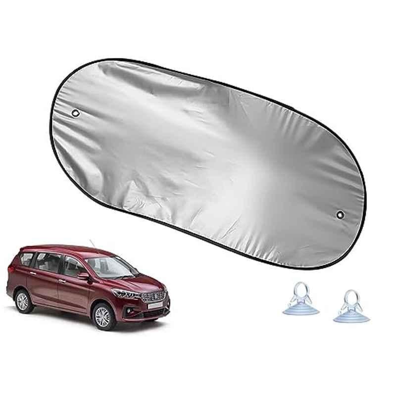 Buy Auto Pearl Polyester Black Silver Rear Window Sun Shade Curtain with Storage Pouch for Maruti Suzuki Ertiga 2019 Online At Price 306