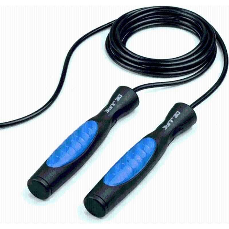 Fairbizps 275cm Plastic & PVC Blue Adjustable Skipping Rope for Exercise