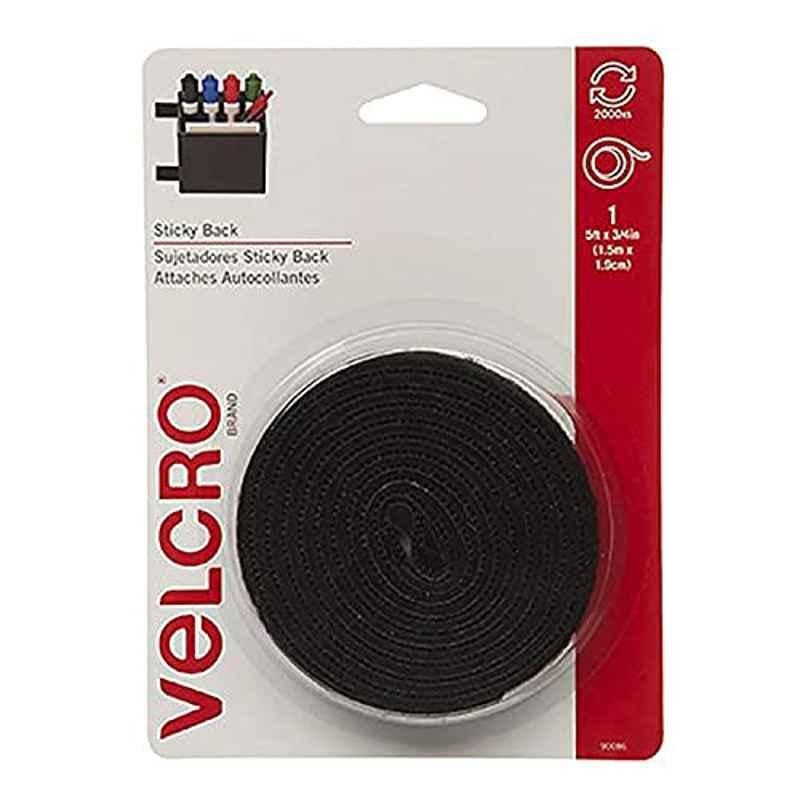 Velcro 90086 V 5 ft Black Black Tape Fastener
