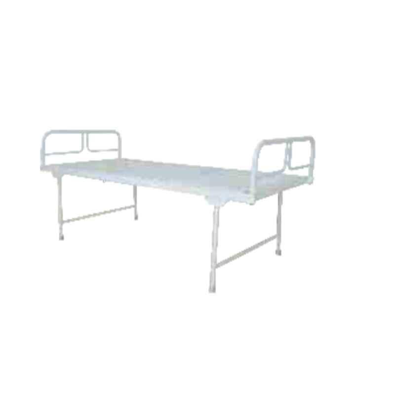 Deep Surgical 78x36x24 inch Mild Steel Plain Sheet Attendant Bed