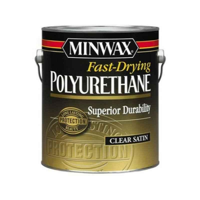 Minwax 1 Gallon Clear Gloss Fast Drying Polyurethane, 71030000