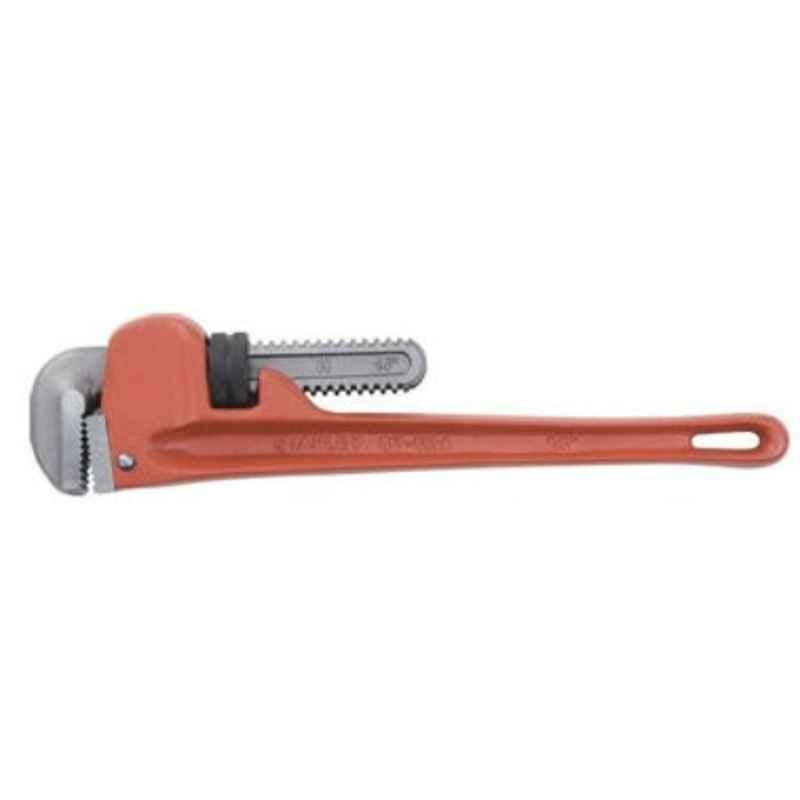 Stanley 14 inch Cast Iron Red Straight Pipe Wrench, 87-624