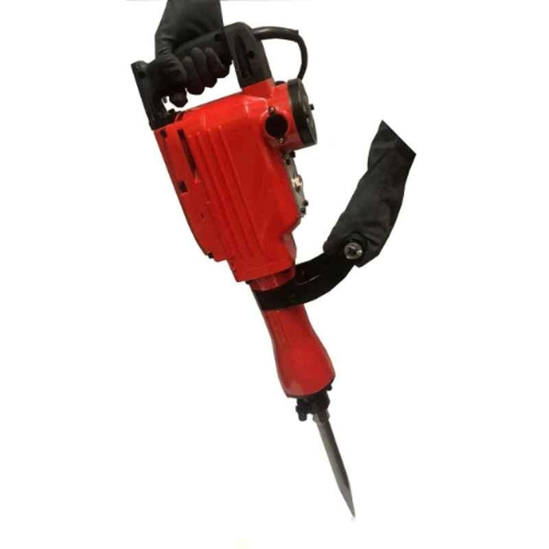 UMG 65mm 2700W 1800bpm Corded Heavy Duty Electric Demolition Jack Hammer with 2 Chisel