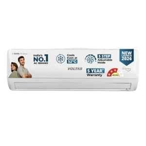 Voltas 1 Ton 3 Star White Inverter Split AC with Copper Condenser, 123INV VECTRA EMERALD