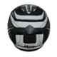 Studds Thunder D4-N6 Decor Black & White Motorbike Helmet, Size (L, 580 mm)