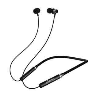 pTron Tangentbeat 10mm Black In-Ear Bluetooth Wireless Neckband with Mic, Enhanced Bass, Clear Calls, Fast Charging & IPX4