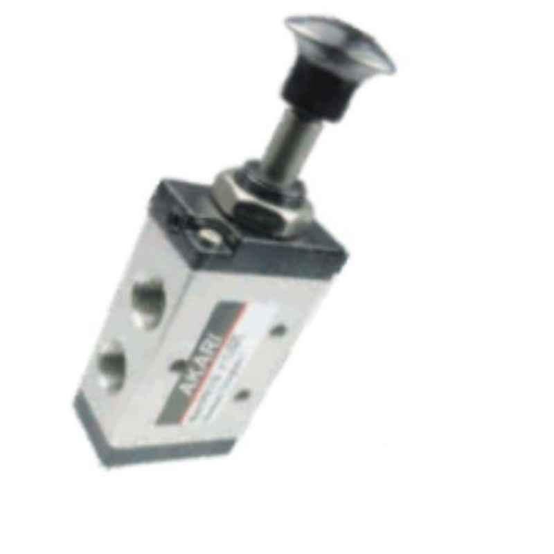 Akari 1/4 inch 3/2 Way Hand Draw Valve, 3R210-08