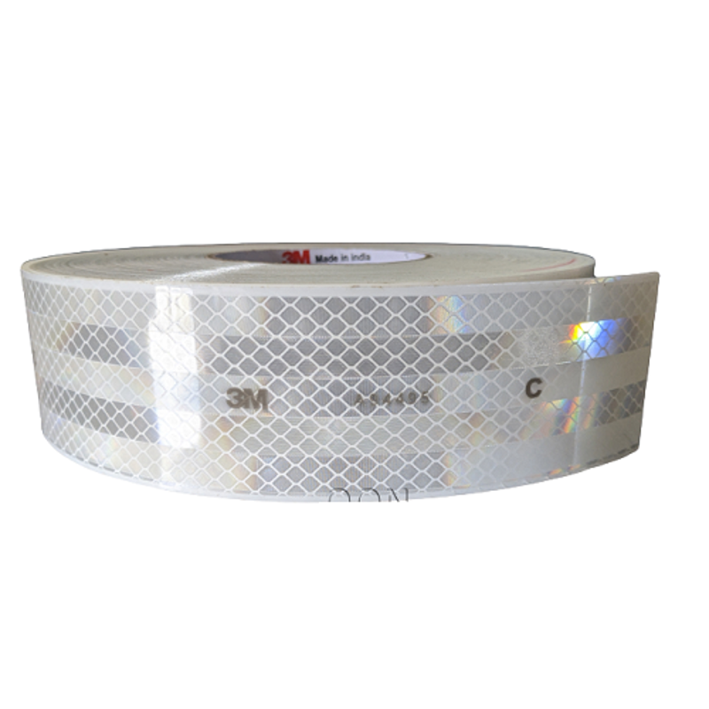 3M 2 inch White High Intensity Reflective Conspicuity Tape, Length: 165 ft