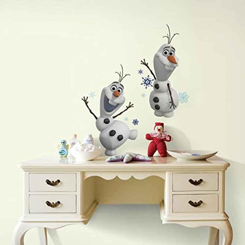 Asian Paints W071D47GY45 Nilaya Vinyl Frozen Olaf The Snow Man Self Adhesive Wall Sticker, HPCA4546
