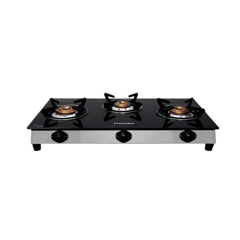 v guard gas stove 3 burner automatic