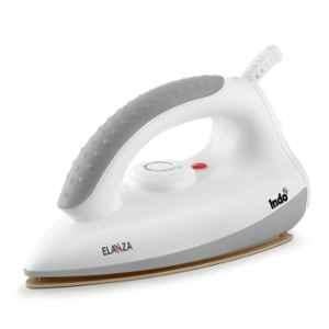 Indo Elanza IR-Grey 1000W Non-Stick PTFE Coating White & Grey Dry Iron