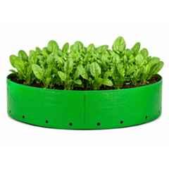 India Green Innovative 24x9 inch 220GSM HDPE Round Green UV Treated Grow Bag for Vegetables