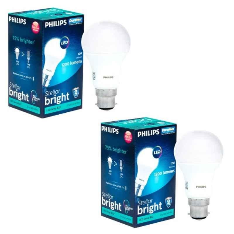 Philips 12W Cool Day Standard B22 LED Bulb, 929001277622 (Pack of 2)