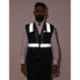 Club Twenty One Workwear Safex Pro Polyester Navy Blue Safety Reflective Vest Jacket, 1006, Size: XL