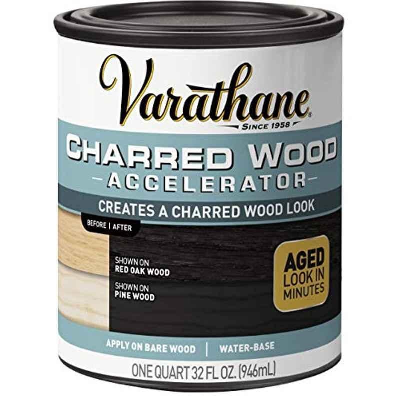 Rust-Oleum Varathane 946ml Charred Wood Black Accelerator Coating, 347105
