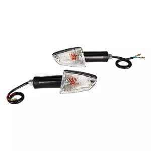 Uno Minda Td-5059 Natural Lens Blinker Lamp Assembly Front Lh/Rh for Hero Splendor I-Smart Set Of 2 Pcs, UNO-U97ZF2