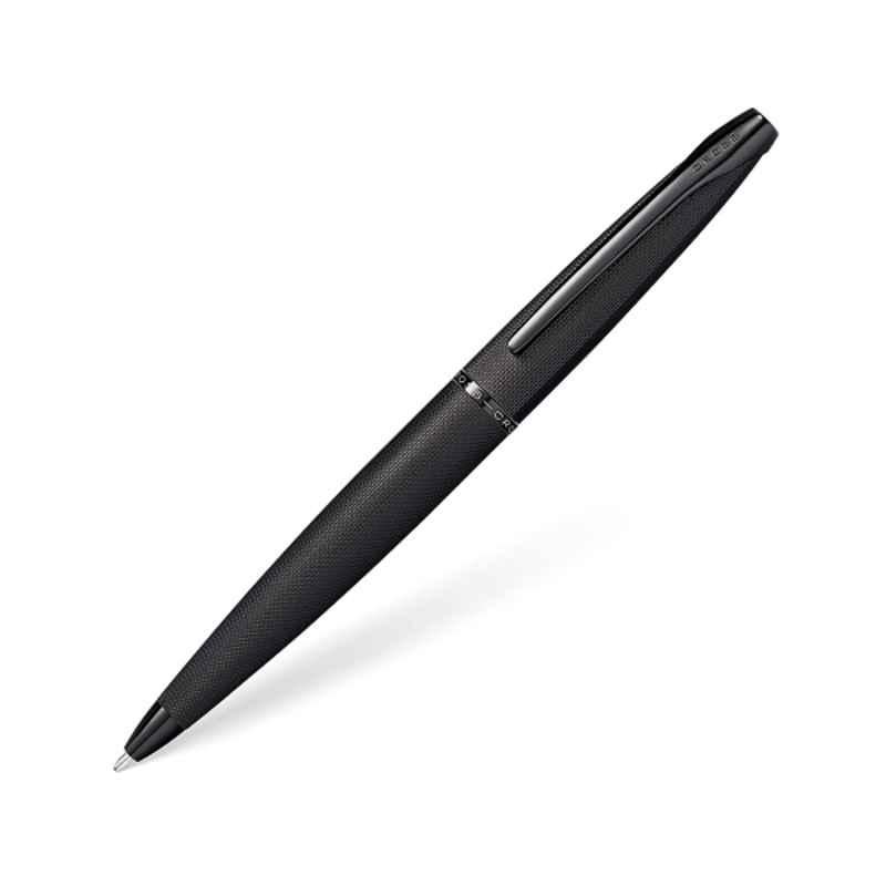 Cross ATX Black Ink Brushed Finish Ballpoint Pen, 882-41