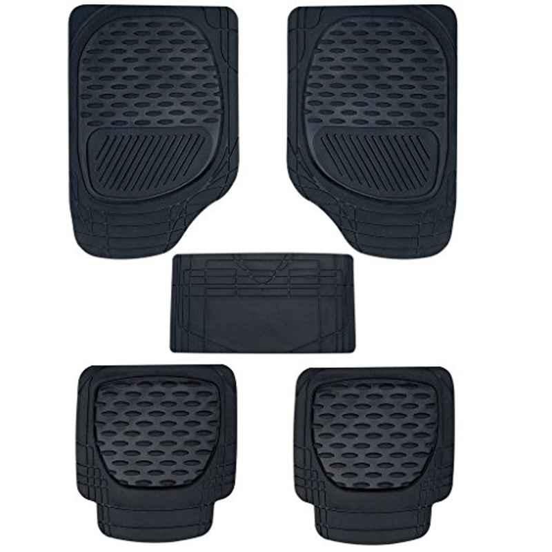 Kozdiko 6255TW 5 Pcs PVC & Rubber Beige Light Weight Car Mat Set for Chevrolet Optra