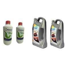 Z Premium 1L Anti Freeze Green Coolant & 5W30 Multigrade Engine Oil Combo, COC3 (Pack of 2)