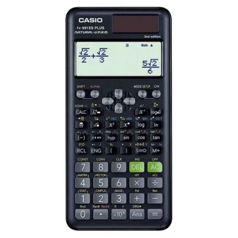 Casio FX-991ES Plus Plastic Black Engineering Scientific Calculator