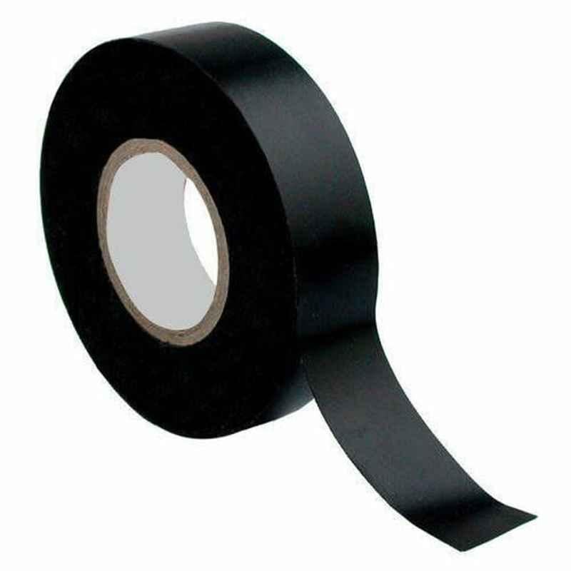 Raiden Insulation Tape, 19 mmx10 Yards, Black, 10 Pcs/Pack