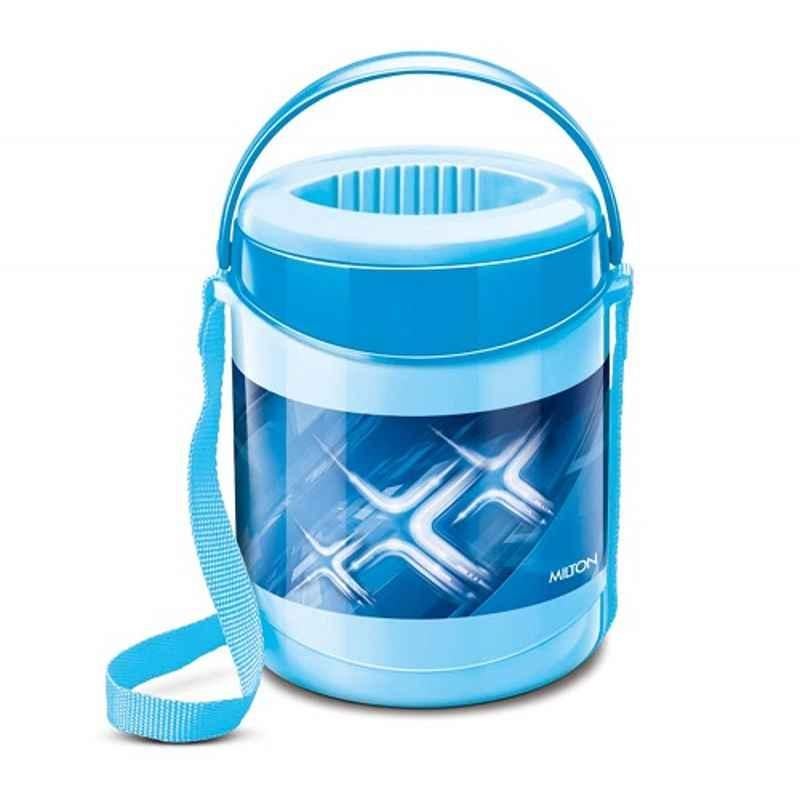 Milton Econa Deluxe 780ml Polycarbonate Blue Lunch Box with 3 Containers
