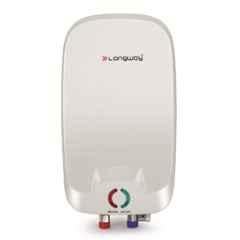 Longway Zyro 5.5 Litre 3000W Plastic White 5 Star Instant Water Heater for Home with Advanced Multi-Layered Safety System & Anti-Rust Coating