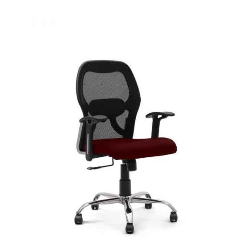 Advanto Maroon Ergonomic Mesh Back Workstation Chair, AVPN MAT MB CR MA 019