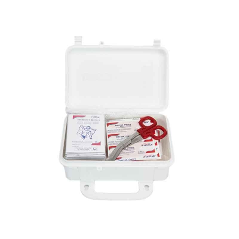 Firstar Plastic White First Aid Kit, FAFS009
