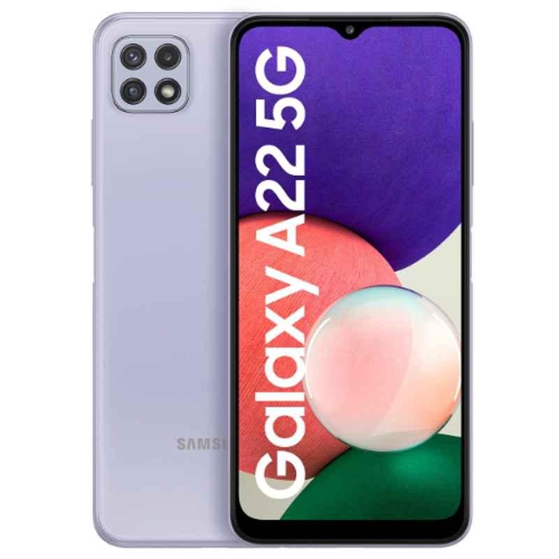 Samsung Galaxy A22 6.4 inch 6GB/128GB 5000mAh Violet LTE Smartphone, SMA225FLVHMEAW