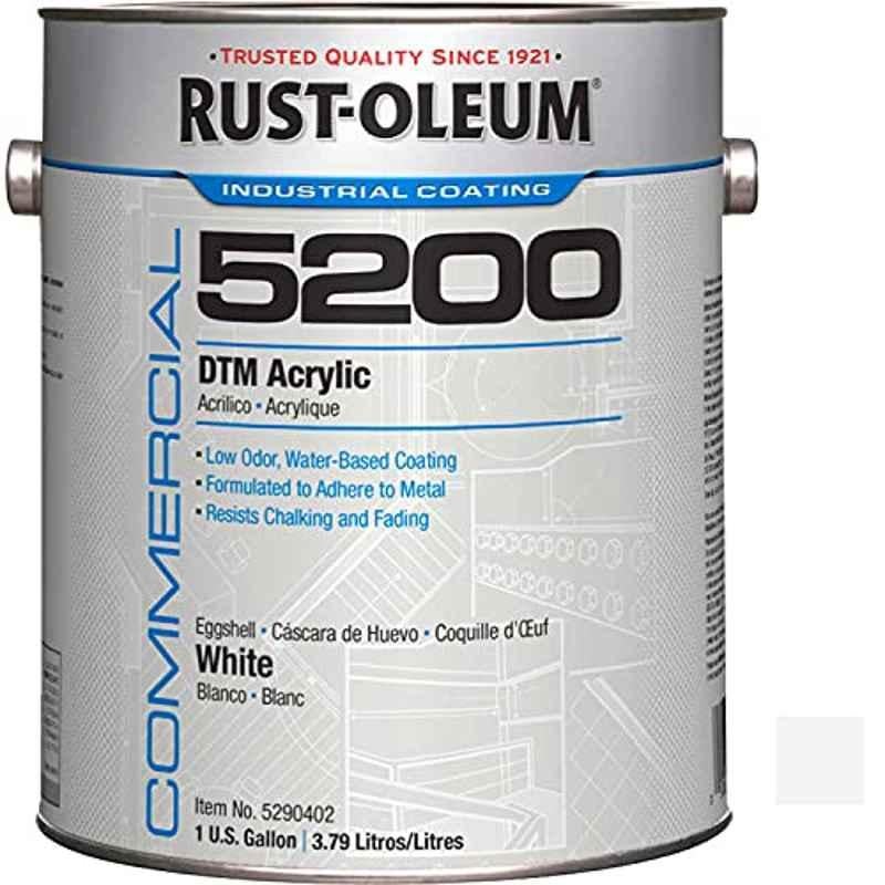 Rust-Oleum 5200 System 3.79L Metal White DTM Acrylic Industrial Coating