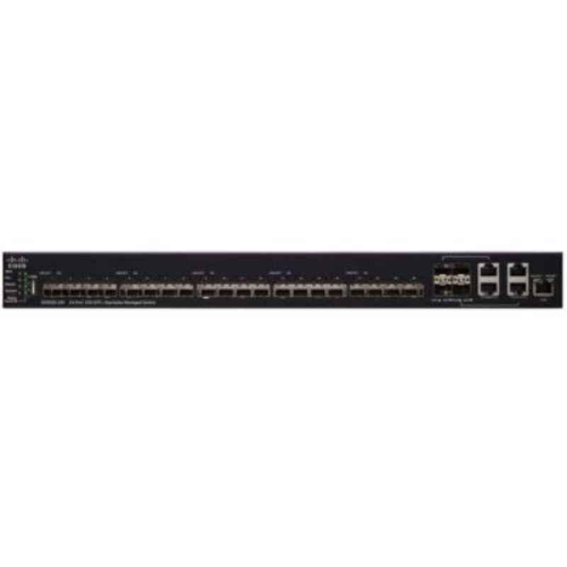 Cisco SX550X24F 24 Ports 10 Gigabit Ethernet Stackable Managed Switches, SX550X24FK9UK