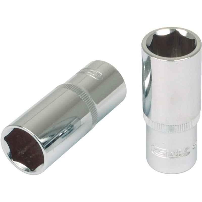 KS Tools Chrome Plus 8mm Chrome Plus Deep Hexagonal Socket, 918.1428
